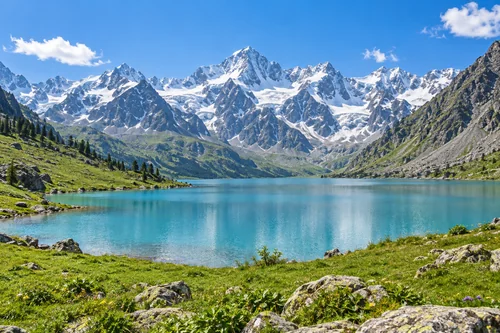 Пейзаж от Киргизстан